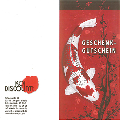 Koi Company Gutschein f. Fisch