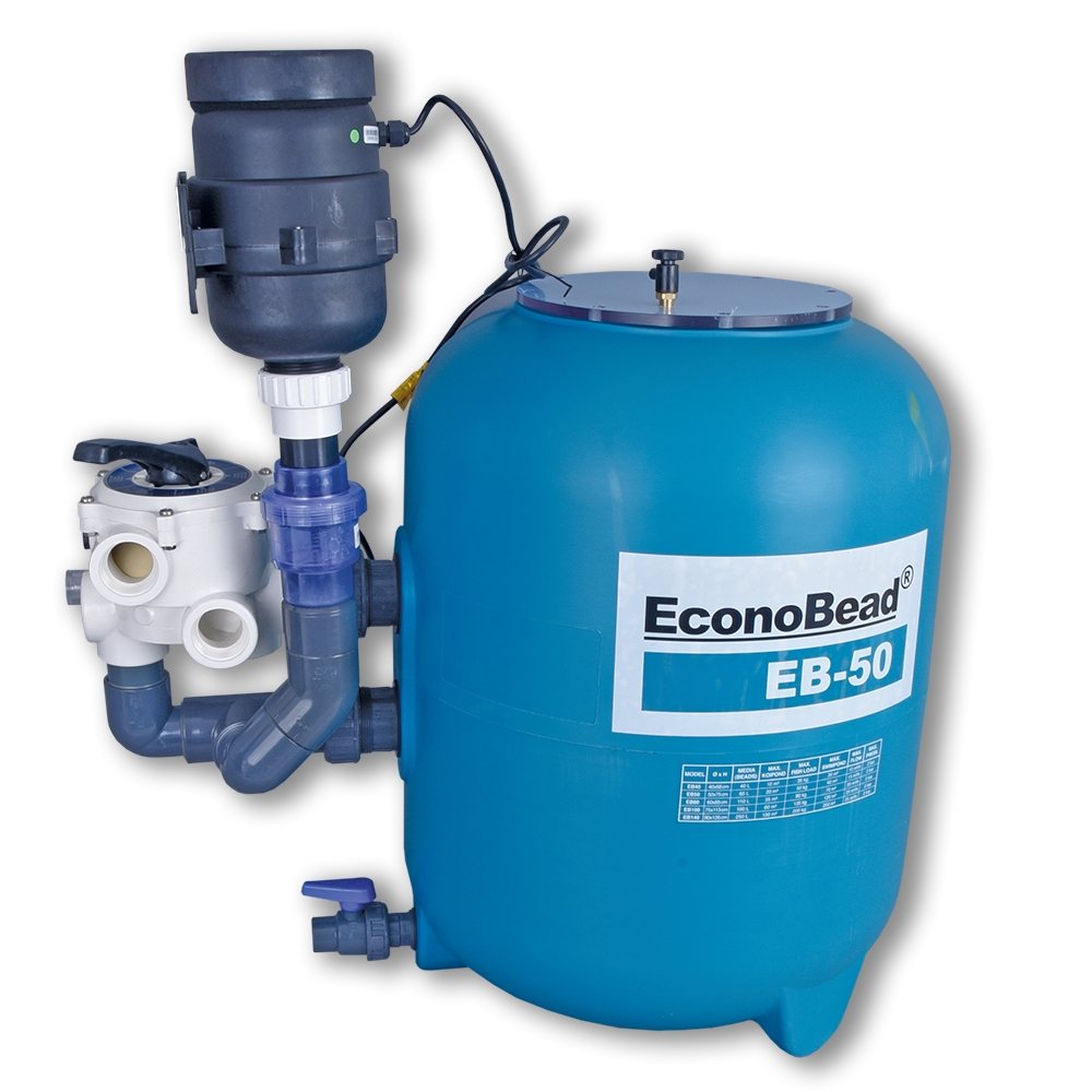 Filterset EconoBead 50 + Vorfilter + Pumpe + UVC