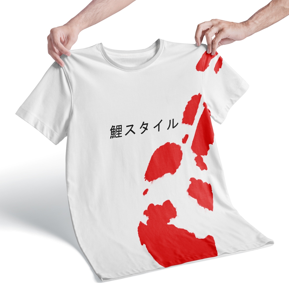 Koi Design T-Shirt Showa & Kohaku