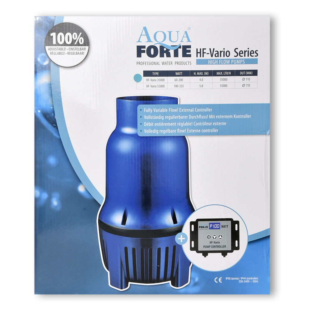 AquaForte HF Vario S Rohrpumpen 25.000 - 55.000