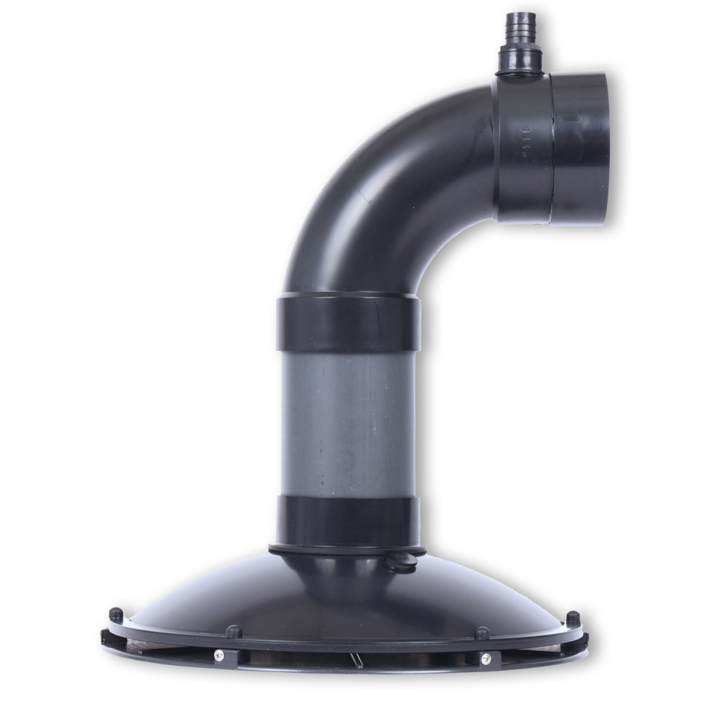 Bodenablauf aus ABS 110mm Seitenabgang zum nachträglichen Einbau Bodenablauf aus ABS 110mm Seitenabgang zum nachträglichen Einbau