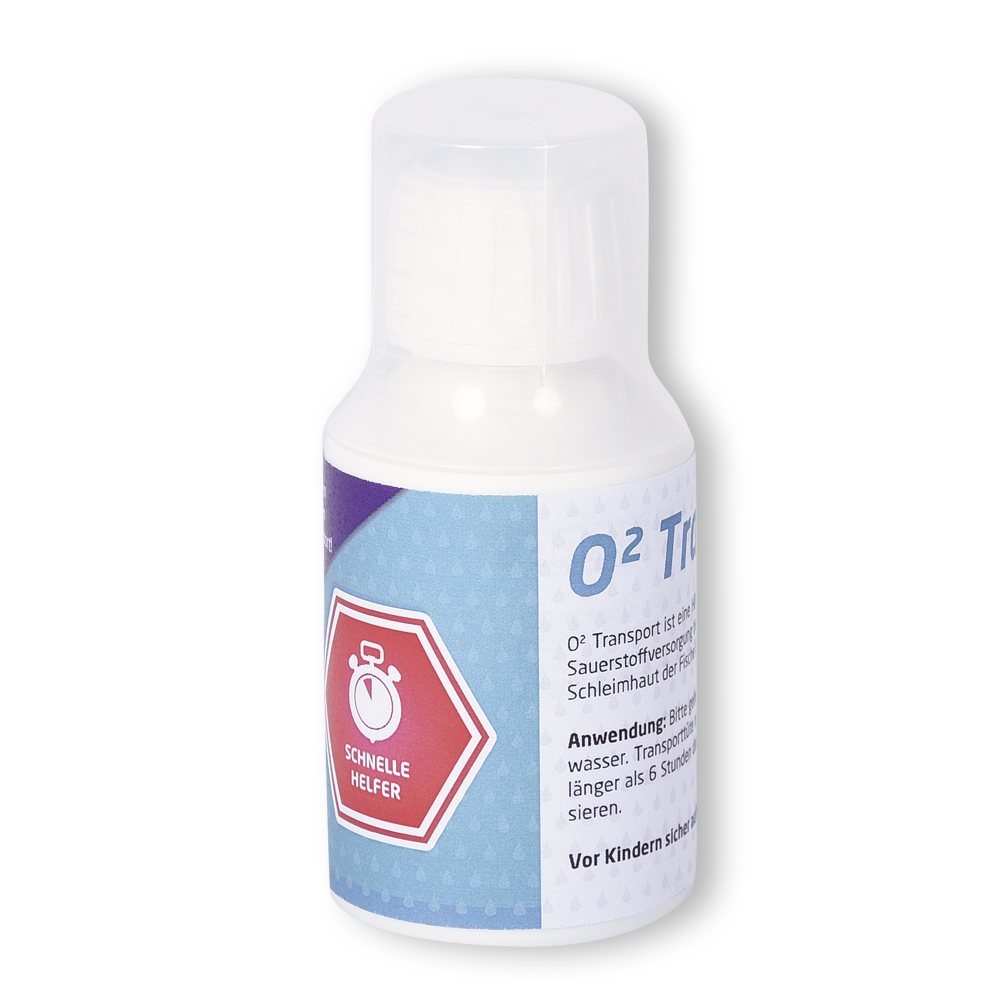 O² Transporthilfe 100 ml (ausreichend für 400 L Wasser) O² Transporthilfe 100 ml (ausreichend für 400 L Wasser)