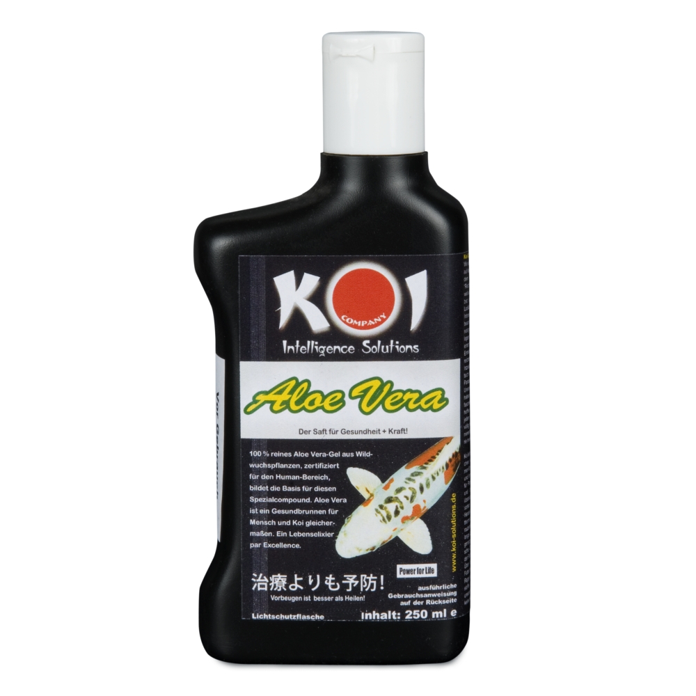 Aloe Vera - 250ml Eine Flasche Aloe Vera Nahrungsmittel für Koi Fische