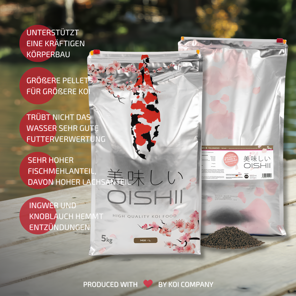 Oishii® Futtermix - teilweise sinkend 6,0mm