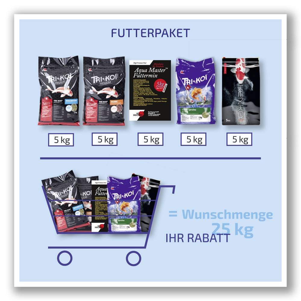Tri Koi® Futter Mix Large Sparangebot